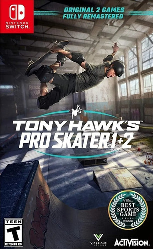 Tony Hawk's Pro Skater 1 + 2 Nintendo Switch Juego Sellado