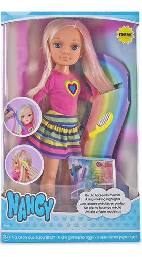Muñeca Nancy Un Dia Haciendo Mechas