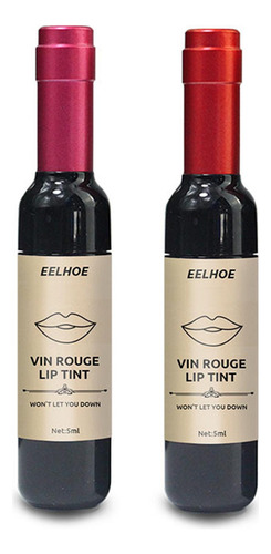 3 Vino Tinto Vino Lápiz Labial Líquido Lápiz Labial
