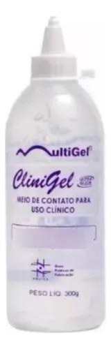  Gel Clínico Condutor - Clinigel 300g (2unid de 300g) Fragrância Neutro