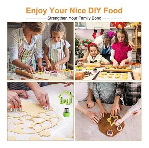 Molde Para Sándwich Con Cortadores De Frutas De Regalo Para