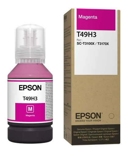 Botella Tinta Epson T49h Surecolor T3170x 140ml Original