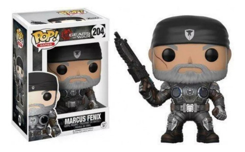 Funko Pop Gears Of War Marcus Fénix #204 Vaulted (Usado)