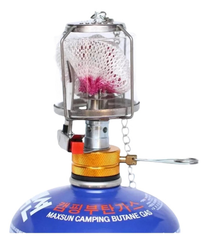 Lampara A Gas Pequeña De Encendido Automatico Para Camping