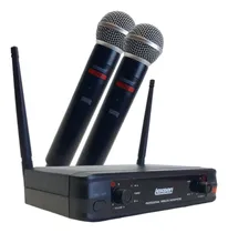 Comprar Microfono Inalambrico Lexsen 2h2 Uhf Doble De Mano 50 Metros