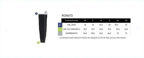 Imagem 2 de 2 de Pernito De Verão Ert Preto Liso Com Refletivo