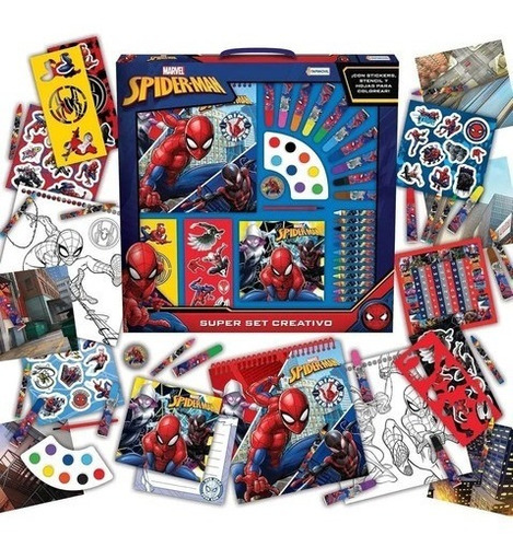 Super Set Creativo De Spiderman