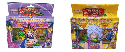 Yu-gi-oh 4 Mazos, 144 Cartas En Español Y 2 Tableros Nuevos Mago Oscuro Español