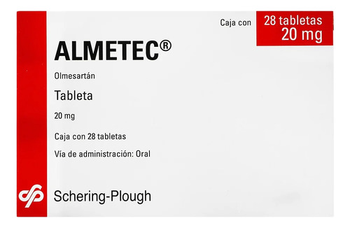 Almetec 28 Tabletas 20mg