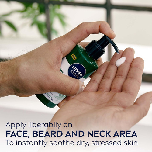 Nivea Men Sensitive Calm Face And Beard Balm, Bálsamo Para B