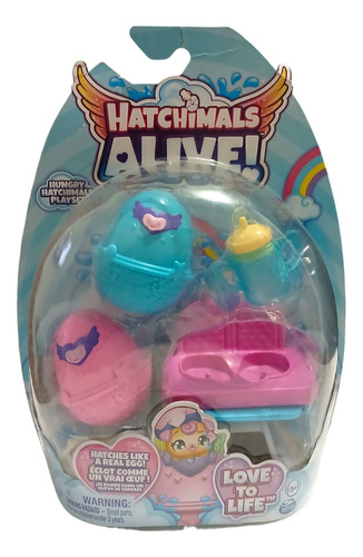 Set Hatchimals Alive! Love To Life Sillita + Cosmic Candy