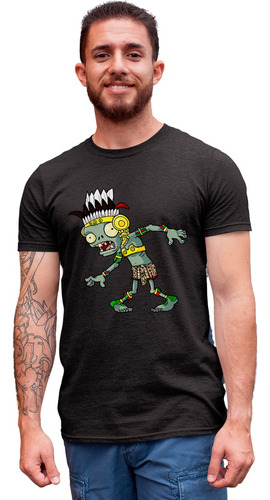 Ojo Negra Playera Plantas Vs Zombies Azteca Pvz