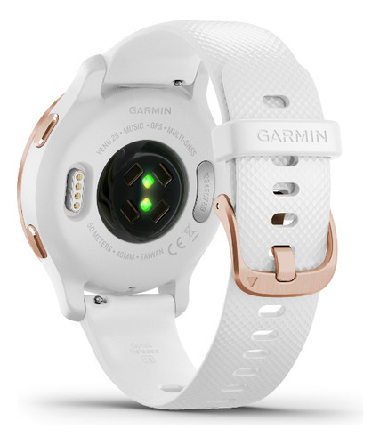 Reloj Gps Multideporte Garmin Venu 2s Blanco/dorado