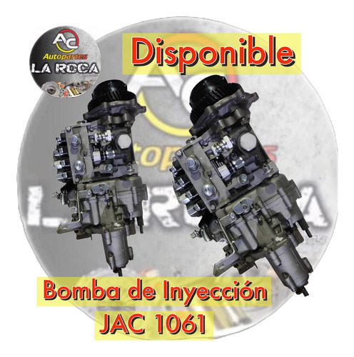 Bomba De Inyección Jac 1061 Izusu 