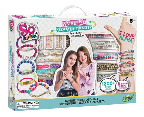 Imagen 2 de 2 de Set Bisutería Para Niñas Creación De Pulseras