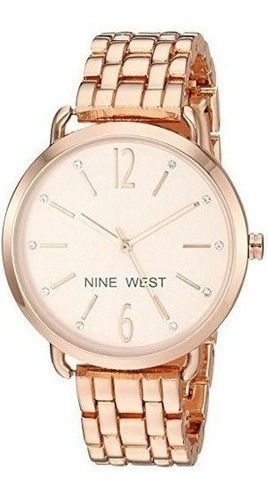 Reloj Con Brazalete Acentuado Nine West Womens Nw2150 Crysta