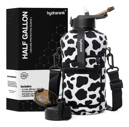 Hydrarank Botella De Agua De Medio Galon Con Funda De Almace