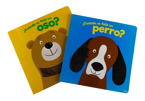 2 Libros Infantiles Con Textura Para Niños Y Bebés