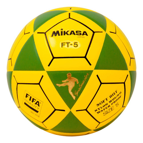 Mikasa Ft5 Goal Master - Balón De Fútbol, Verde/amarillo,. Color Verde/amarillo
