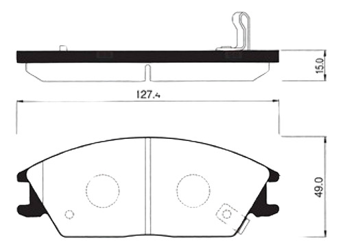 Pastillas Del Bremsi Hyundai Excel 90-94