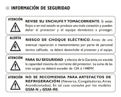 Imagen 7 de 7 de Protector De Voltaje Exceline Para Hornos Microondas 120v