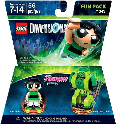 Lego Dimensions Buttercup Fun Pack Meninas Superpoderosas
