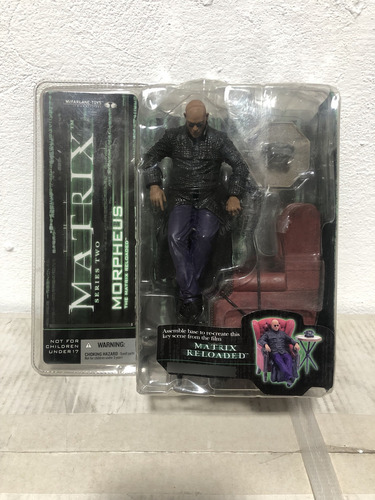 Figura Morpheus Chair Matrix Reloaded Mcfarlane (detalle) (Usado)