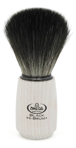 Pincel De Barbear Omega Sintético Hi-brush Black 0196711