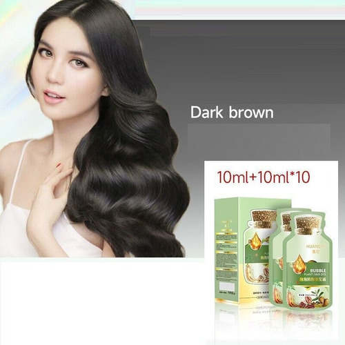 Espuma Natural Vegetal Para Teñir El Cabello 10 Bolsas T