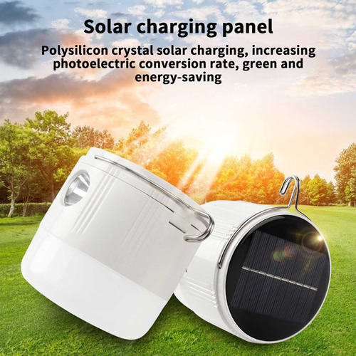 Linterna Solar De Cristal De Polisilicio F, Led Char 4010