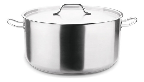 Caçarola Com Tampa Aço Inox 34cm 20 Litros Hércules Pa50-020