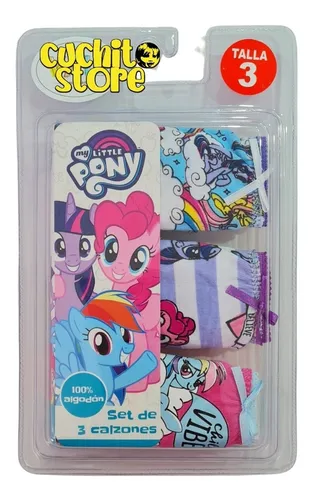 Pack 3 Calzones Ni a My Little Pony Calzon Infantil Unicorni