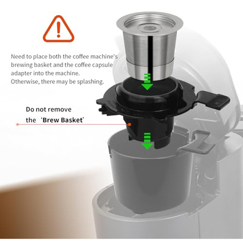 Paquete De 2 Cápsulas Reutilizables Para Cafetera Ninja Dual
