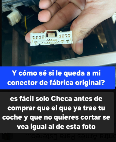 Cable Arnés De Estereo Para Mazda Cx-7 Año 2007 A 2012