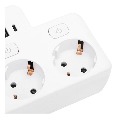 Protector Contra Sobretensiones Power Strip De 3 Vías, Igníf