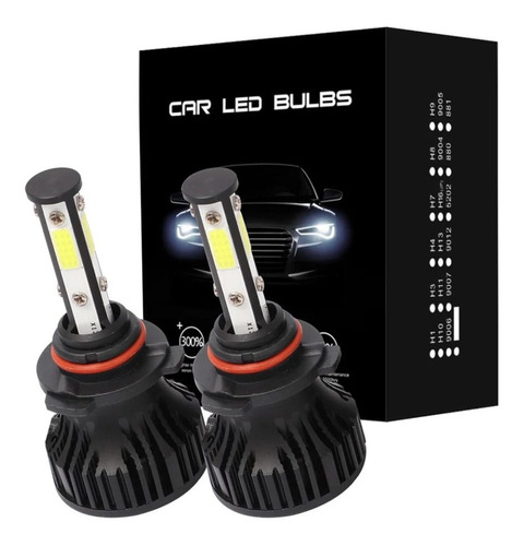 Par Ampolletas Turbo Led 9004 /9007/ Hb5 16000 Lm  4 Caras