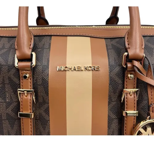 Bolsa Michael Kors Bedford Legacy Baú Em Couro Md Brn/lugg