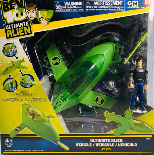 Ultimate Alien Kevin Vehicle Ben 10 Ultimate Alien Bandai