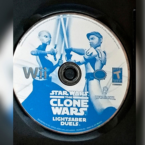 Disco Juego Nintendo Wii Starwars The Clone Wars