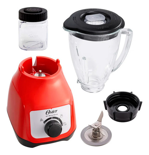 Licuadora Oster Blstkag-rrd + Mini Vaso Picatodo