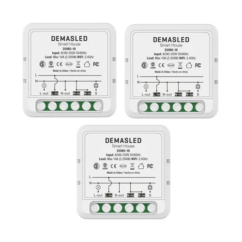 comprar Interruptores Inteligentes On\u002Foff Wifi + Rf Domotica X3 U