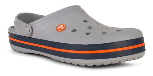 Imagen 2 de 7 de Zuecos Crocs Crocsband C11016 Gris Naranja Hombre
