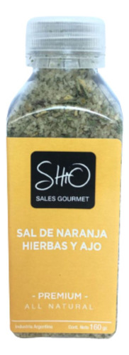 Sal De Naranja Hierbas Y Ajo Gourmet Premium 160g Shio - Dw
