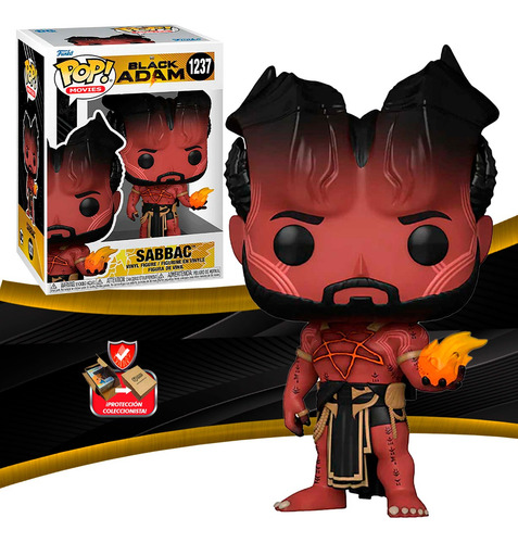 Funko Pop Sabbac #1237 Black Adam Dc Comics Figura Original
