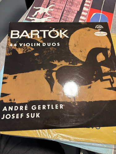 Bartok - André Gertler-josef Suk Vinilo Importado Ex Estándar (Usado)
