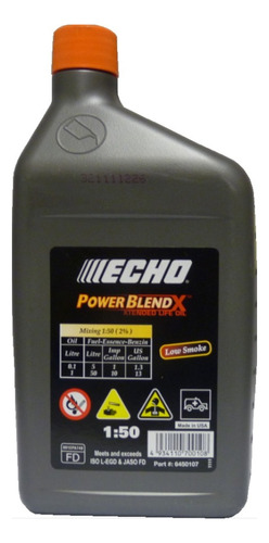 Aceite P/motor 2 Tiempos Echo Power Blend 50:1 - 1lt