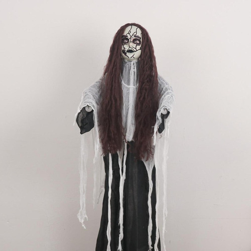 Esqueleto Fantasma Decoración De Halloween Casa Negro