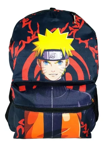 Mochila Bolsa Escolar Naruto Anime Aldeia Da Folha Lançamento