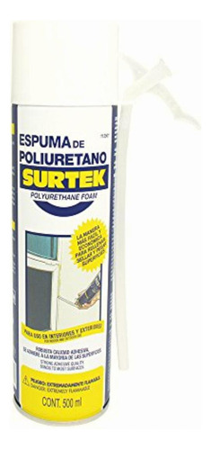 Surtek - 113501 Espuma De Poliuretano Uso Industrial 500 Ml