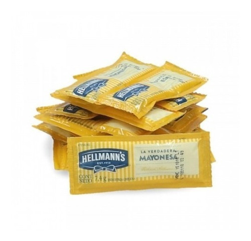 Caja Mayonesa Hellmans Individual X 196 Sobres